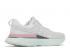 Nike Womens React Infinity Run Flyknit 2 Platinum Tint Barely Metallic Green White Silver CT2423-007
