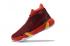 Nike Zoom Heritage N7 Black Gym Red Dark Red Active Yellow Basketball Shoes CI1683-605