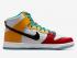 FroSkate x Nike SB Dunk High Pro All Love No Hate Metallic Gold University Red DH7778-100