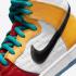 FroSkate x Nike SB Dunk High Pro All Love No Hate Metallic Gold University Red DH7778-100