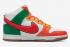 Nike SB Dunk High University 7-Eleven White Habanero Red Malachite DR8805-100