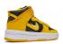 Nike Womens Dunk High Up Goldenrod Maize Gold University Black Varsity White DH3718-001