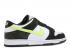 Nike SB Dunk Low Black White Volt Dark Army 314142-172