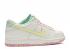 Nike Dunk Low White Halo Real Pink Medium Mint 309601-171