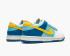 Nike SB Dunk Low GS Splash Yellow Ochre Powder Blue Dark Maroon 309601-471