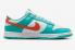 Nike SB Dunk Low Miami Dolphins White Cosmic Clay Dusty Cactus DV0833-102