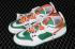 Nike SB Dunk Low White Green Orange Shoes 304292-040