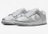 Nike SB Dunk Low White Metallic Silver Blue Joy FV1311-100