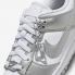Nike SB Dunk Low White Metallic Silver Blue Joy FV1311-100
