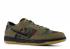 Nike SB Zoom Dunk Low Pro Camo Olive Medium Black 854866-209