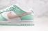 Nike Wmns SB Dunk Low Green Tender Powder Shite Pink Shoes CU1726-111