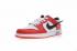 Off White X Nike Nike Dunk Low Pro Sb Red White Blue Orange 332558-163