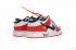 Off White X Nike Nike Dunk Low Pro Sb Red White Blue Orange 332558-163