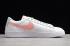 2019 Nike Wmns Blazer Low PRM White Bleached Coral AV9370 105