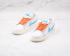 Sacai x Nike SB Blazer Low White Blue Orange Shoes BV0076-104