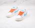 Sacai x Nike SB Blazer Low White Blue Orange Shoes BV0076-104