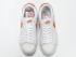 WMNS Nike Blazer Low Premium White Orange Casual Lifestyle Shoes 454471-118