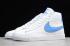 2019 Nike Blazer Mid QS High White Laser Blue CJ6101 107