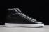 2019 Nike Blazer Mid Vintage Black Black White 917862 001