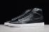 2019 Nike Blazer Mid Vintage Black Black White 917862 001