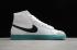 Nike Blazer Mid 77 VNTG Suede White Leather Black Hook Light Blue BQ6805-101