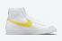 Nike SB Blazer Mid Yellow Swoosh White Grey Black Shoes DJ3050-101