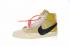 Off White Nike Blazer Studio Mid Pale Vanilla Tan Orange AA3832-700