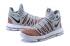 Nike Zoom KD X 10 Men Basketball Shoes Grey Deep Orange Black New