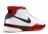 Zoom Kobe 1 White Black Varsity Red 313143-101