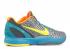 Zoom Kobe 6 Helicopter Blue Grey Dark Total Yellow Vbrnt Glass 429659-005