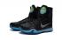 Nike Kobe X 10 Elite High Commander Black Metallic Silver Blue Lagoon 718763 004