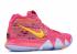 Kyrie 4 NBA 2k18 Friends And Family University Watermelon Ice Gold 860844-868