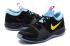 Nike Zoom Assersion EP Men Basketball Shoes Black Sky Blue Yellow 911090