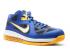 Nike Lebron 9 Low Entourage Royal Gold Mid Navy Game University 510811-402
