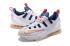 Nike Lebron XIII Low EP James 13 Men Basketball Shoes White Blue Red Beige 831926