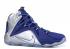 Lebron 12 Royal Blue Silver White Lyn Deep Metallic 684593-410