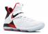 Lebron 14 White Black University Red 852405-103