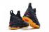 Nike Zoom Lebron XV 15 Basketball Youth Shoes Deep Blue Yellow