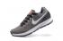 Nike Air Zoom Pegasus 34 Leather Cool Grey Orange Men Running Shoes Sneakers 831351