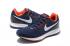 Nike Air Zoom Pegasus 34 Leather Navy Blue Black Red Men Running Shoes Sneakers 831351-002