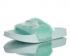 Puma Fenty x Wmns Leadcat Slide Green Silver Womens Shoes 362266-07