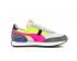 Puma Future Rider Play On Grey Multi White Castlerock Yellow Running Shoes 371149-02