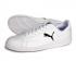 Puma Smash Cat L Mens White Black Leather Shoes 362945-03