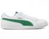 Puma Smash Leather White Amazon Green Mens Shoes 356722-22