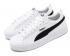 Puma Wmns Smash Platform L White Black Womens Shoes 366487-12