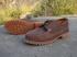 Mens Brown Timberland Heritage 3-eye Classic Lug Shoes