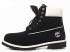 Mens Timberland 6-inch Premium Boots Black White