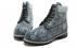 Mens Timberland 6-inch Rubber Boots Black Flower-print White Blue