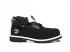 Mens Timberland Authentics Roll-top Boots Black White