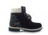 Mens Timberland Custom 6 Inch Boots Black White